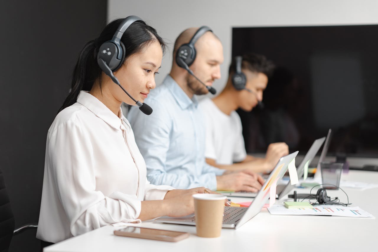 K-Pro Marketing agents handling customer calls